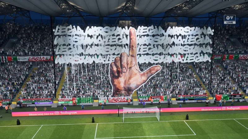 Zazdroszczę kibicom Legii Warszawa. Ich stadion w EA FC 27 wygląda jak w telewizji