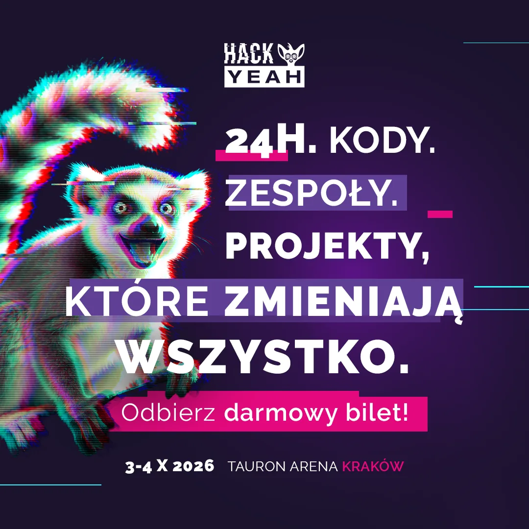 HackYeah 2026 – największy stacjonarny hackathon w Europie | 3-4 października 2026