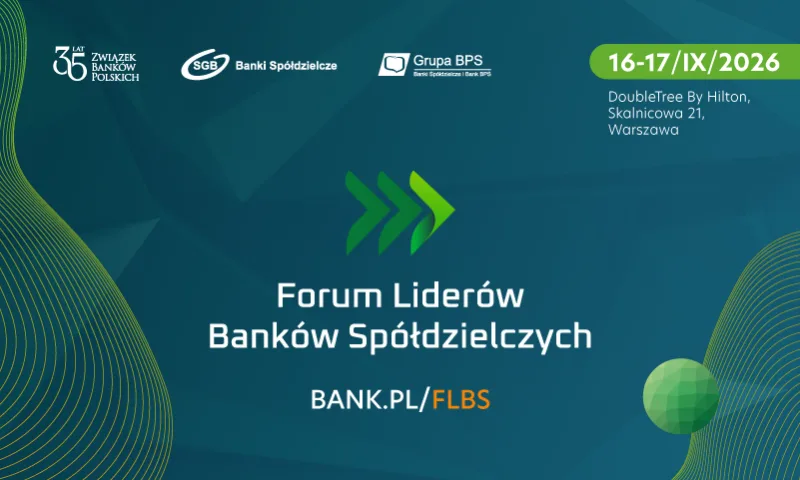 Bankowość spółdzielcza o przyszłości sektora. 16-17 września Forum Liderów Banków Spółdzielczych