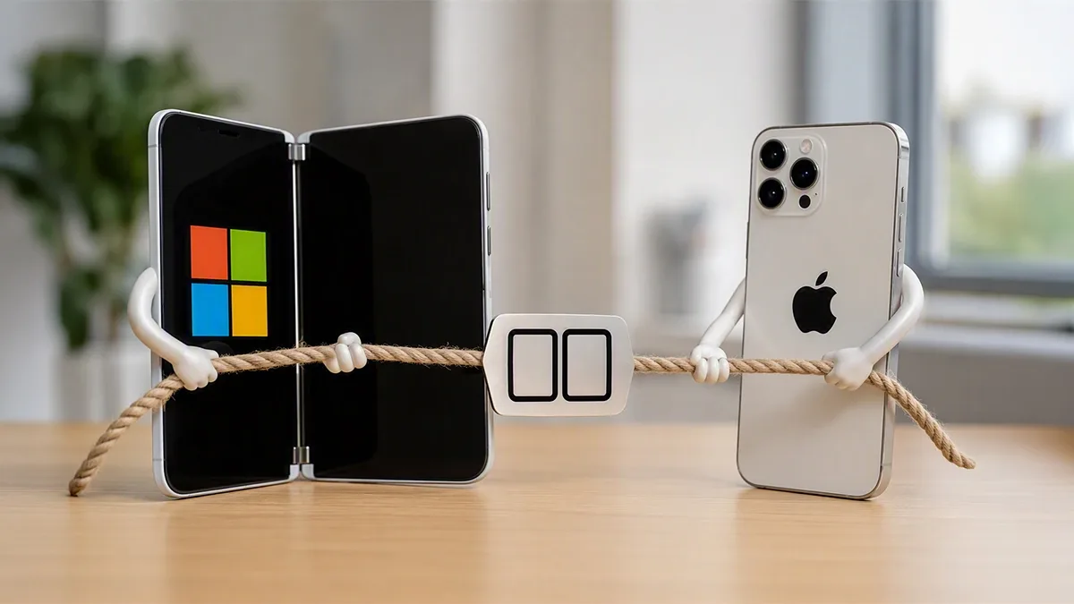 Apple okradł Microsoft z Duo. Ale prawda jest jeszcze boleśniejsza