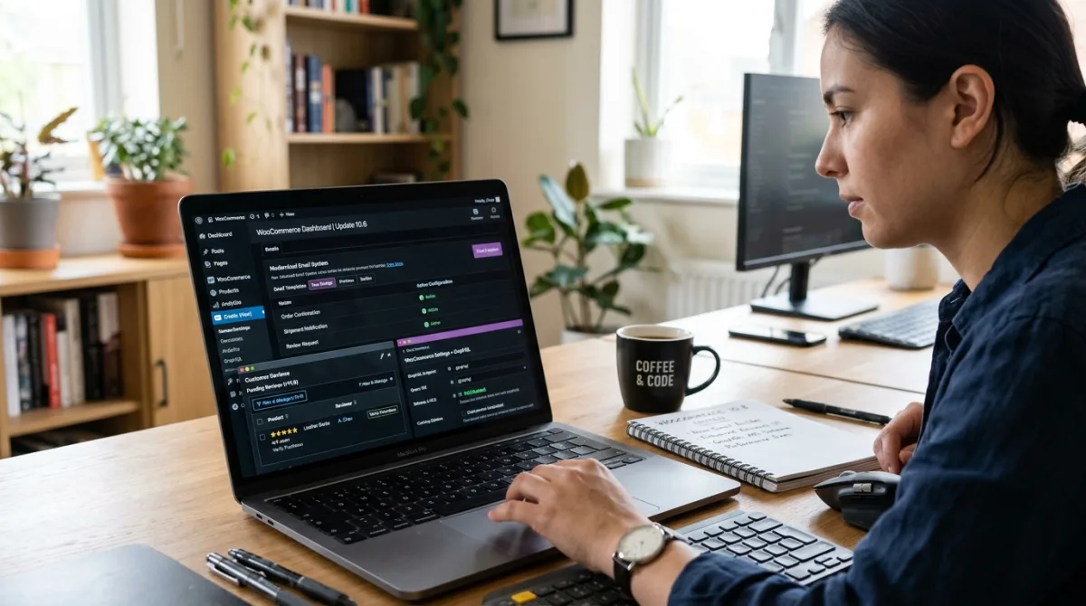 WooCommerce 10.8 – nowy system e-maili, recenzje klientów i GraphQL. Co się zmienia?