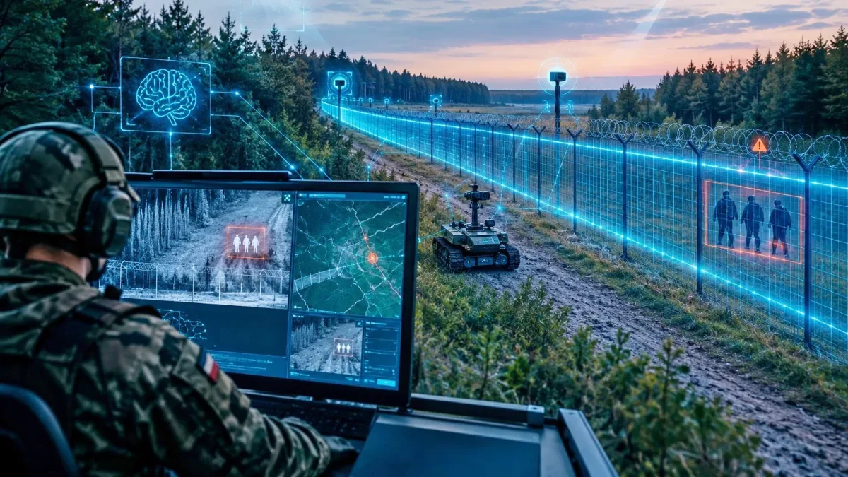 Granicy z Białorusią pilnują maszyny. Polskie wojsko ujawnia kulisy Inteligentnej Granicy
